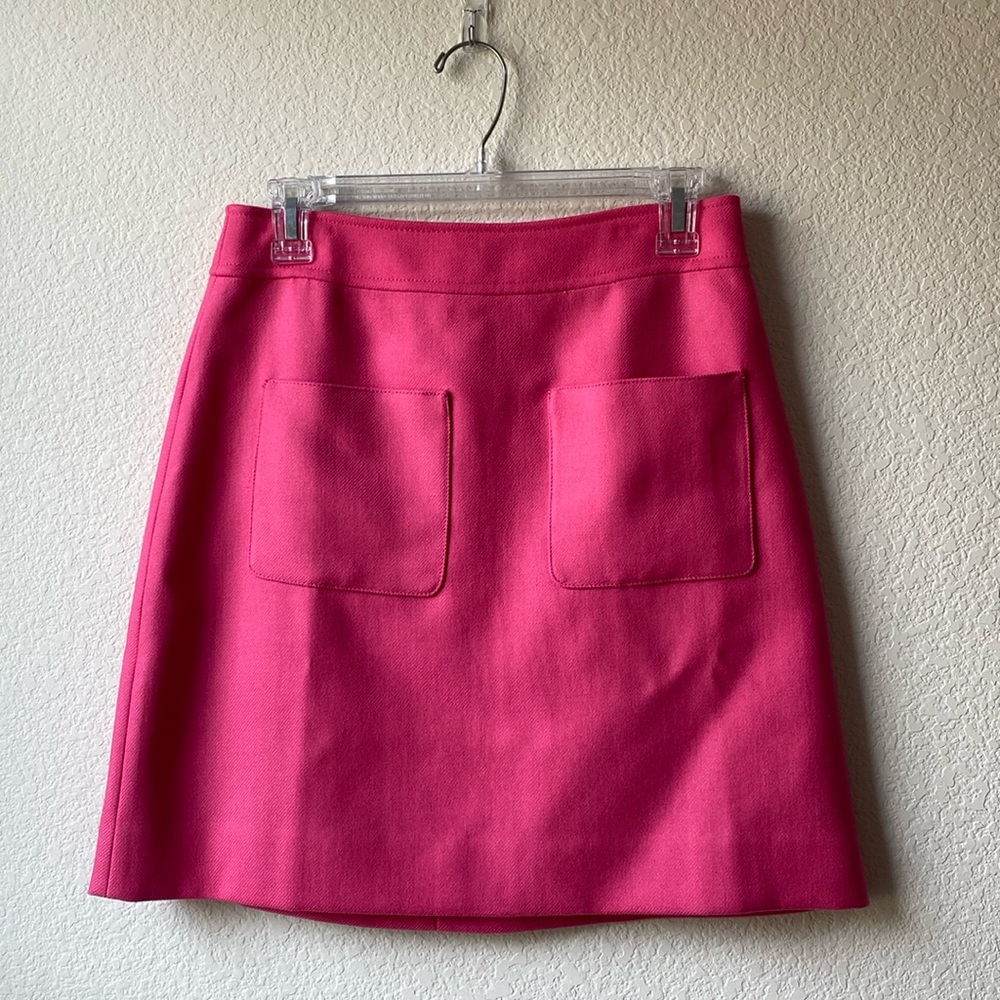 J. Crew | Patch pocket mini skirt in double serge wool